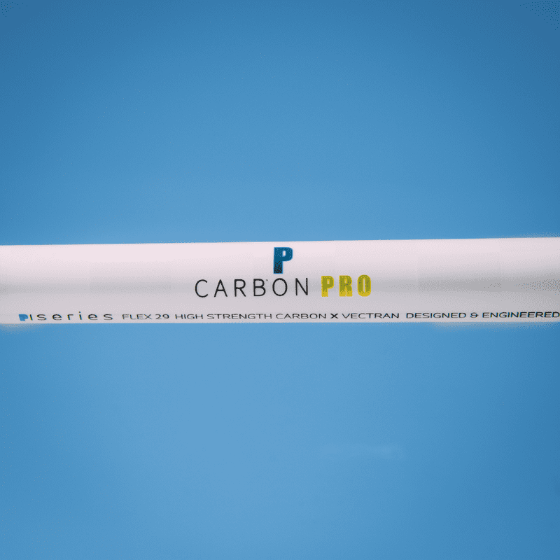 Salming P-series Carbon Pro F27 floorball stick (shaft only) white/blue