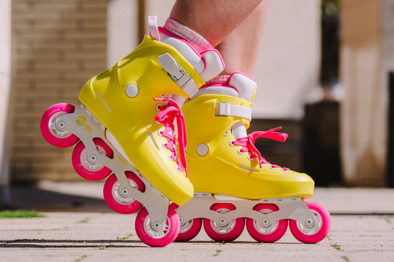 Powerslide Zoom Neon Yellow rolerji 80