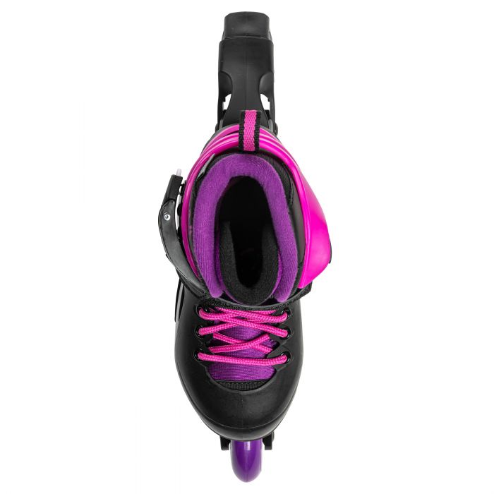 Rollerblade Fury G otroški nastavljivi rolerji (črno / roza)
