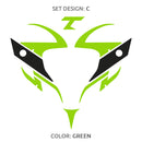 Tempish Set of stickers for Hero mask | Sport Station.