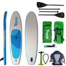 SUP deska WASUP 112 LITE 11.2X32X6 S 4 delnim SUP/KAJAK veslom in sedežem