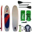 SUP deska WASUP 116 LITE 11.6X33X6 S 4 delnim SUP/KAJAK veslom in sedežem